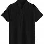 Men's Jacquard Chain Polo Shirt